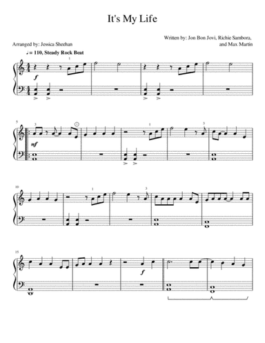 It's My Life (arr. Jessica Sheehan)