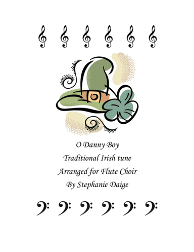 O Danny Boy for Flute Choir (arr. Stephanie Daige)