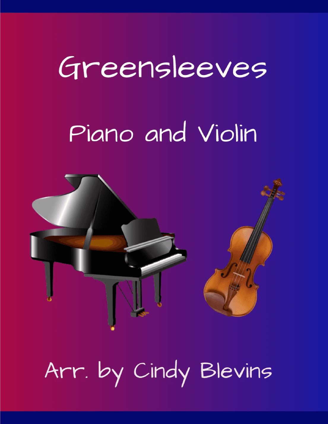 Greensleeves, for Piano and Violin (arr. Cindy Blevins)