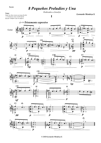 8 Pequeños Preludios y Una