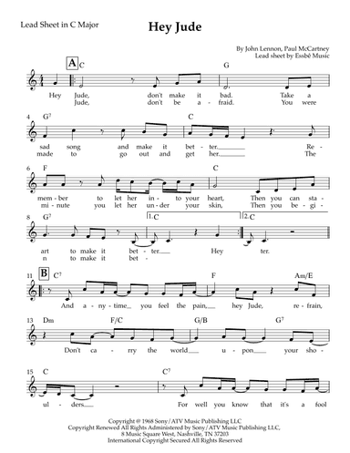 Hey Jude (arr. Essbê Music)