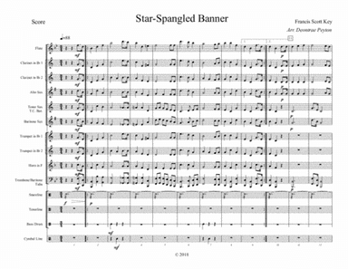 The Star-Spangled Banner for Marching Band (arr. Deontrae Peyton)