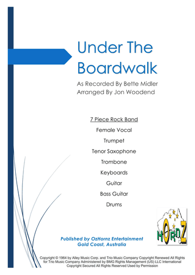 Under The Boardwalk (arr. Jon Woodend)
