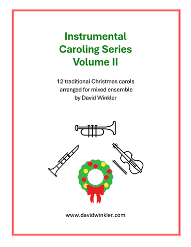 Instrumental Caroling Series, Volume 2 (arr. David Winkler)