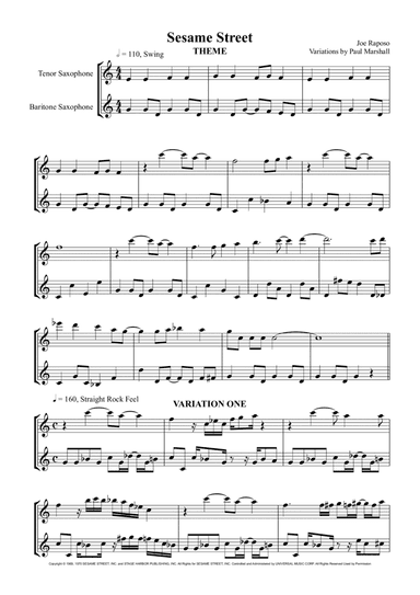 Sesame Street Theme (arr. Paul Marshall)