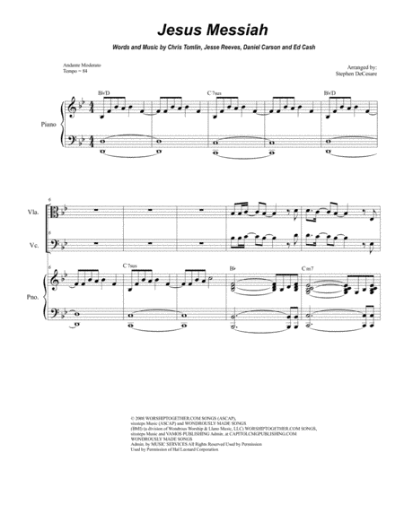 Jesus Messiah (arr. Stephen DeCesare)