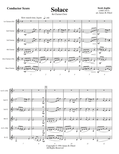 Solace (arr. James B. Pekol)