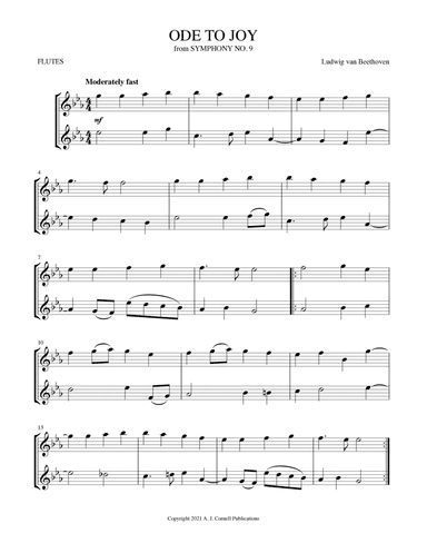 Ode to Joy (from Symphony No. 9) (arr. Mark Phillips)