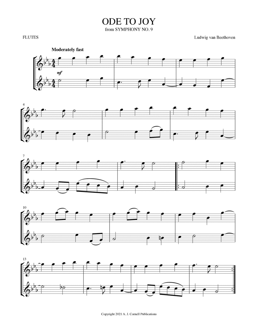 Ode to Joy (from Symphony No. 9) (arr. Mark Phillips)
