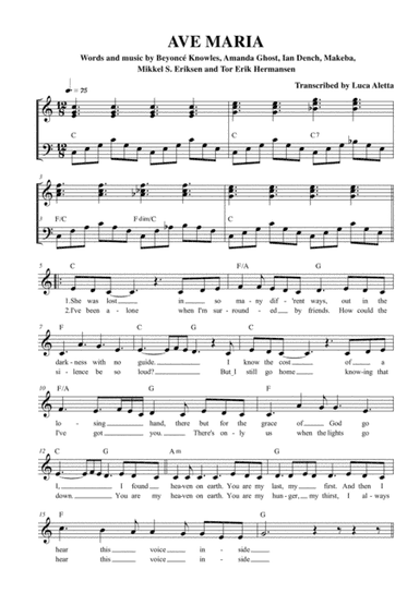 Ave Maria (arr. Luca Aletta)