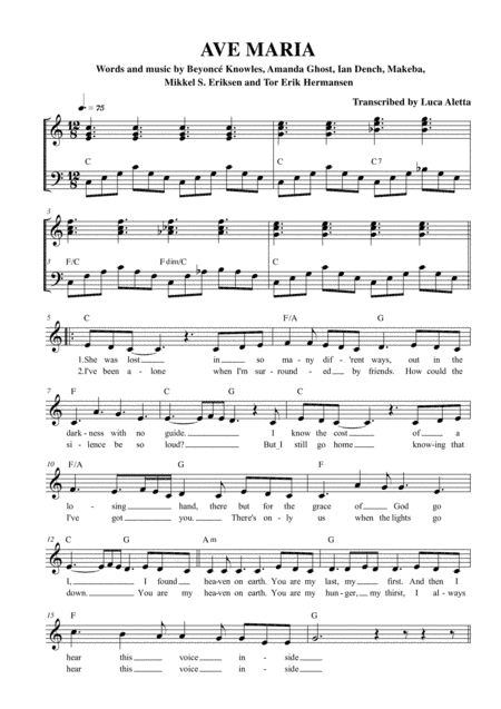 Ave Maria (arr. Luca Aletta)