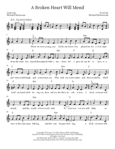 A Broken Heart Will Mend