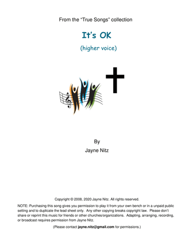 It's OK (high voice)