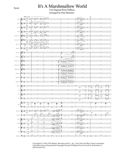 A Marshmallow World (arr. Paul Hemmer)