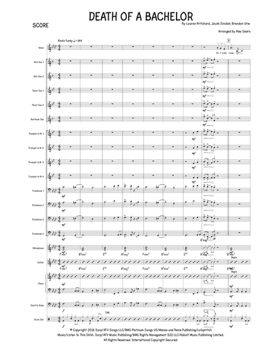 Death Of A Bachelor (arr. Alex Sears)