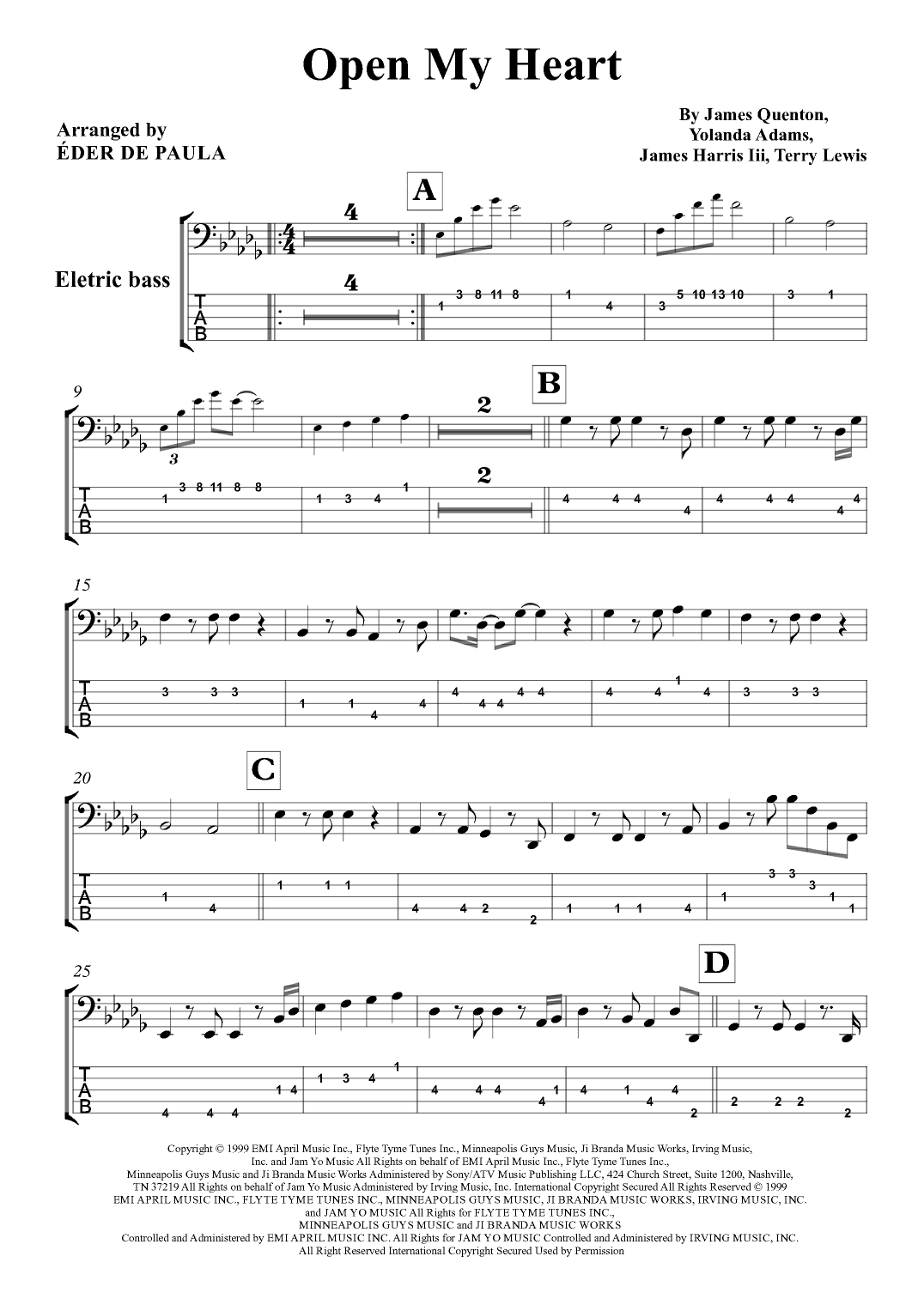 Open My Heart (arr. Éder de Paula)