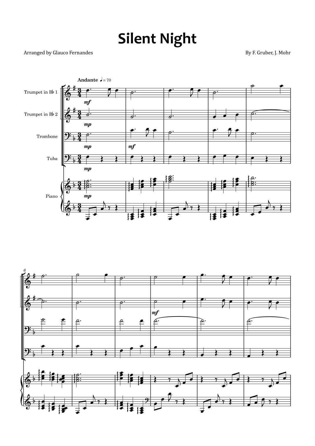 Silent Night (arr. Glauco Fernandes)