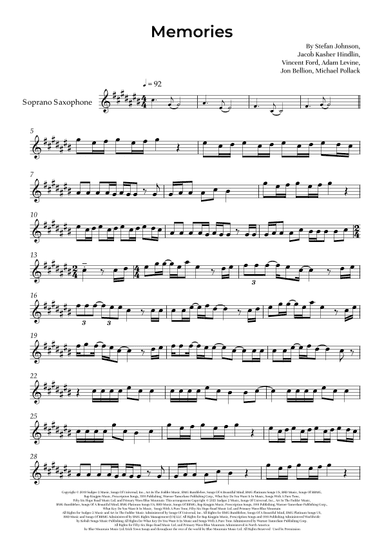 Memories (arr. Alliance Edition)