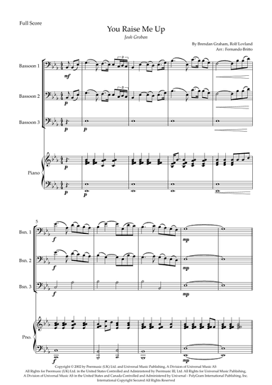 You Raise Me Up (arr. Fernando Britto)
