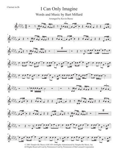 I Can Only Imagine (arr. Kevin Busse)