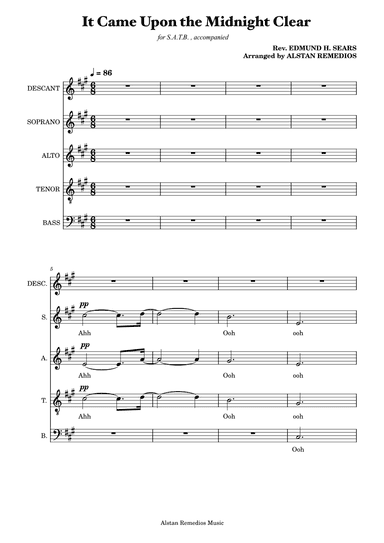 It Came Upon the Midnight Clear (arr. Alstan Remedios)