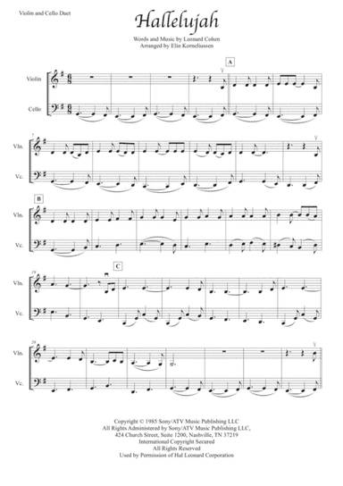 Hallelujah (arr. Elin Korneliussen)
