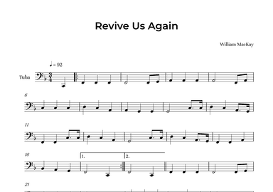 Revive Us Again (arr. Alliance Edition)