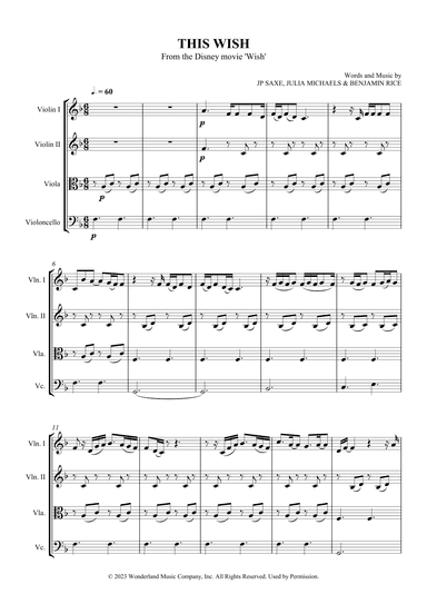 This Wish (arr. SCMusic)