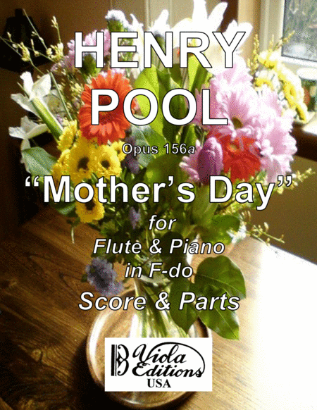 Opus 156a, "Mother's Day" for Flute & Piano in F-do