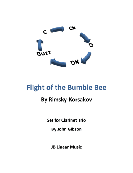 Flight of the Bumble Bee for Clarinet Trio (arr. John Gibson)