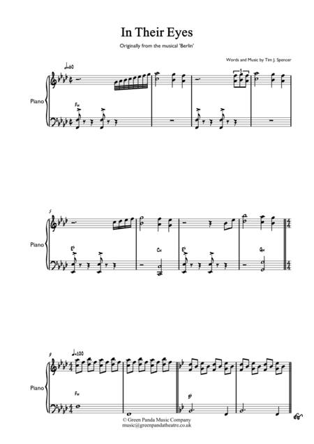 In Their Eyes (From the musical 'Berlin')