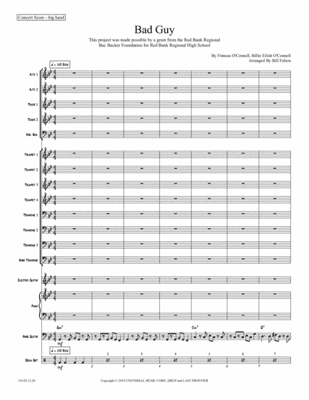 Bad Guy (arr. Bill Fulton)