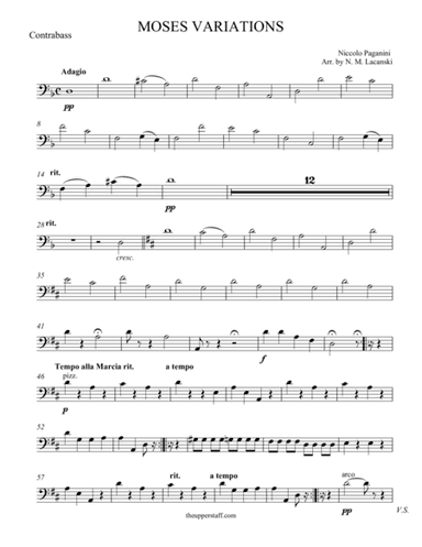 Moses Variations (arr. Nick Lacanski)