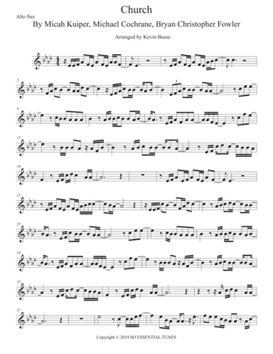 Church (take Me Back) (arr. Kevin Busse)