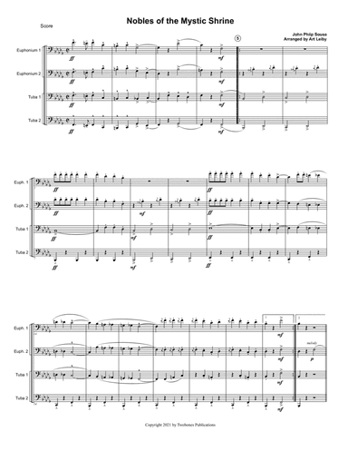 Nobles of the Mystic Shrine (arr. Art Leiby)