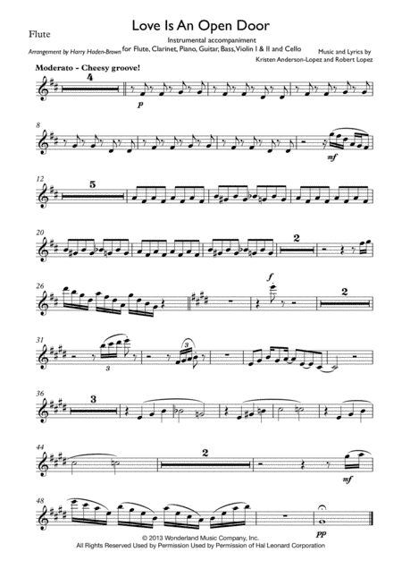 Love Is An Open Door (arr. Harry Haden-Brown)