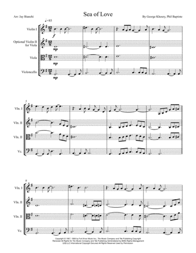 Sea Of Love (arr. Jay Bianchi)