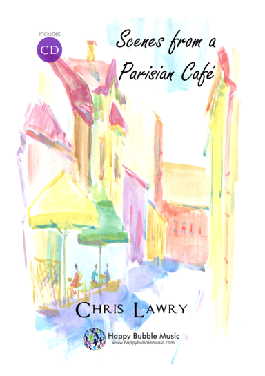 Scenes from a Parisian Cafe - Alto Saxophone & Piano - Complete Score of 14 Short Concert Pieces
