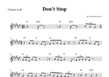 Don't Stop (arr. Wesley S. SIlva)