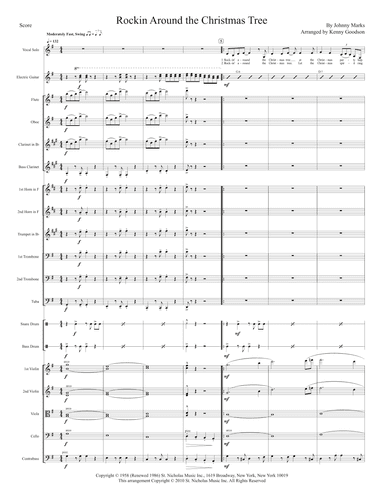 Rockin' Around The Christmas Tree (arr. Kenny Goodson)
