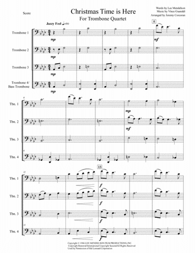Christmas Time Is Here (arr. Jeremy Corcoran)