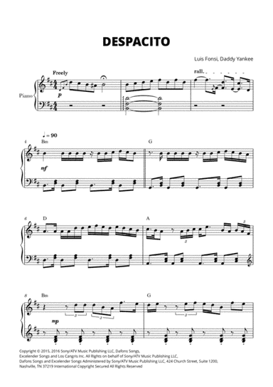 Despacito (arr. Cadenza Editions)
