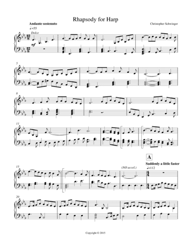 Rhapsody for Harp