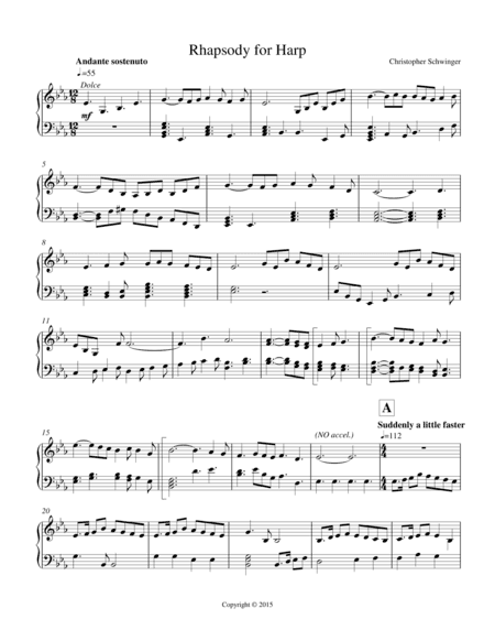 Rhapsody for Harp