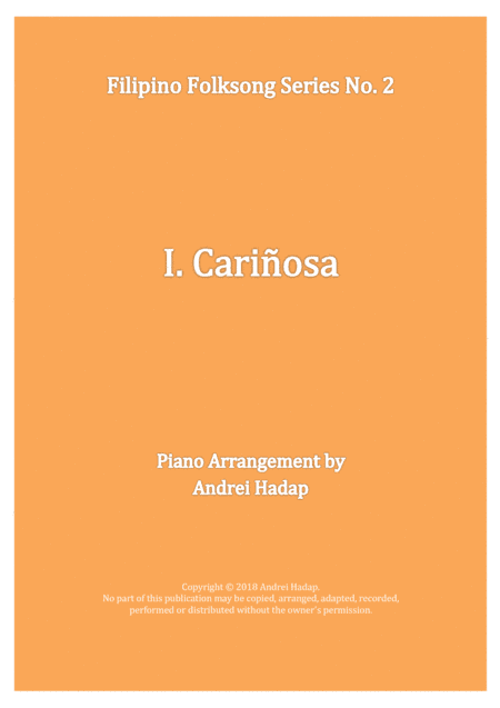 Cariñosa - arranged for Piano Solo (arr. Andrei Hadap)