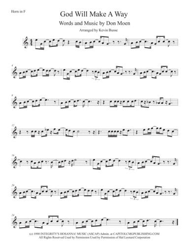 God Will Make A Way (arr. Kevin Busse)