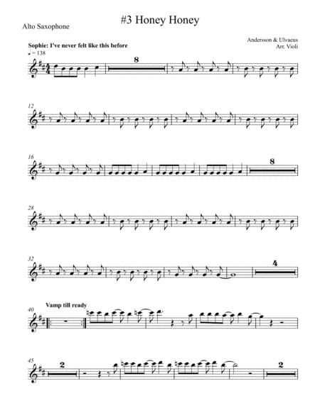 Honey, Honey (arr. Jenna Violi)