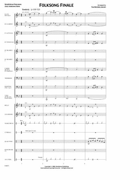 Folksong Finale (arr. Tim Waters)