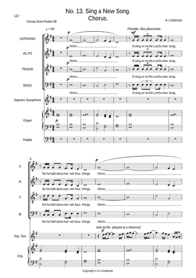 Sing a New Song (from Songs of Hope and Creation)