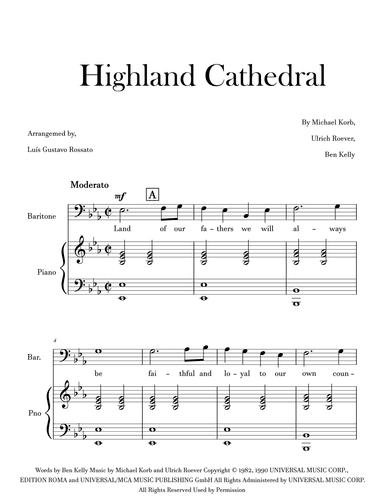Highland Cathedral (arr. Luís Gustavo Rossato)